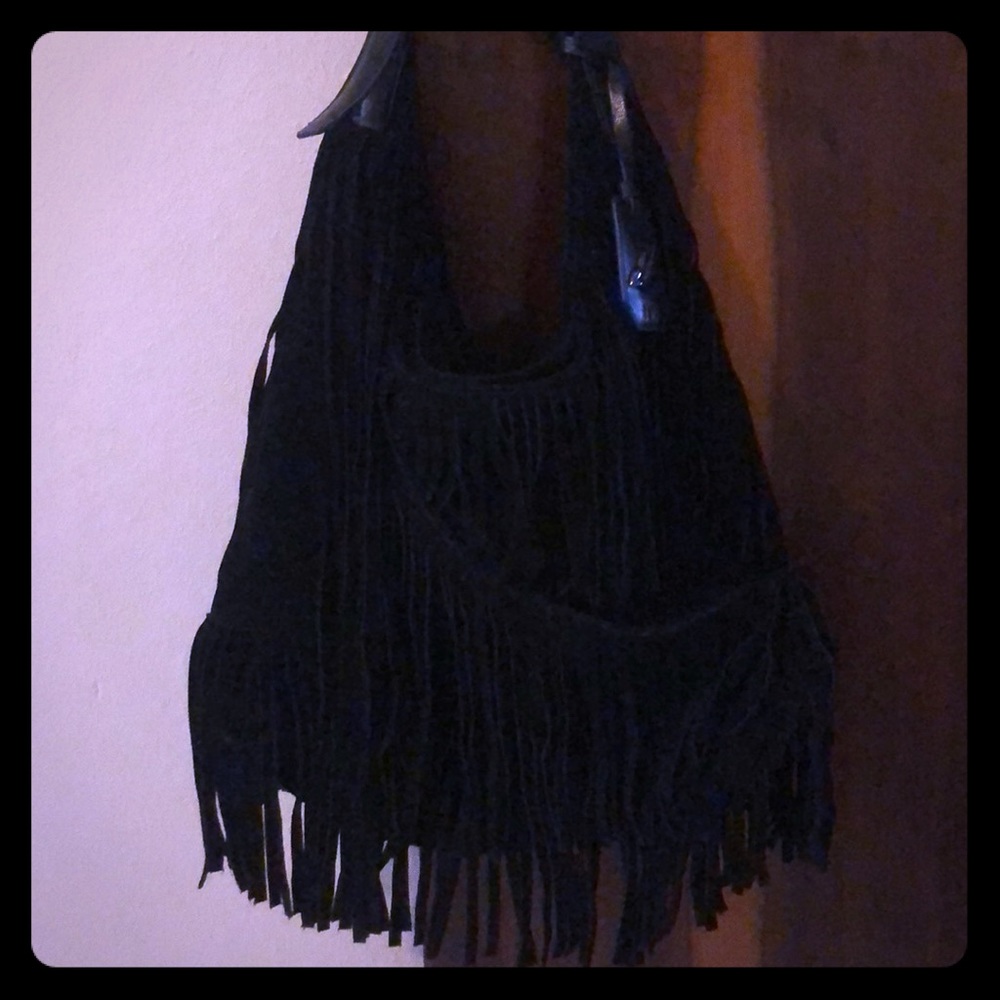 DVF Wrap bag Fringe Suade